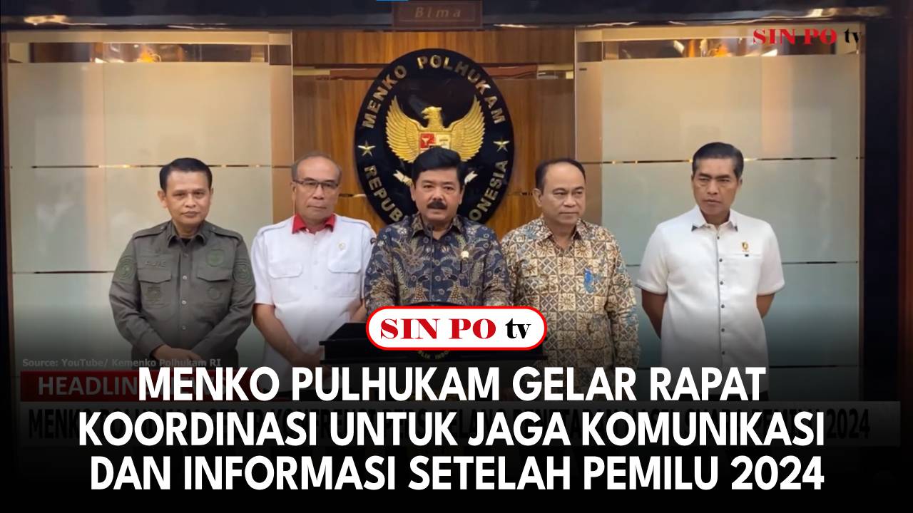 Menko Pulhukam Gelar Rapat Koordinasi Untuk Jaga Komunikasi dan Informasi Setelah Pemilu 2024