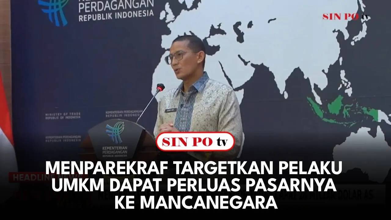 Menparekraf Targetkan Pelaku UMKM Dapat Perluas Pasarnya Ke Mancanegara