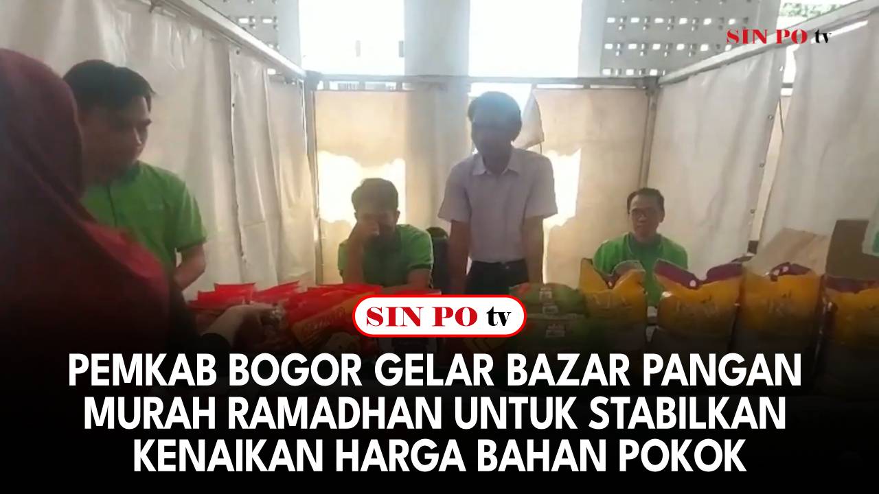 Pemkab Bogor Gelar Bazar Pangan Murah Ramadhan Untuk Stabilkan Kenaikan Harga Bahan Pokok