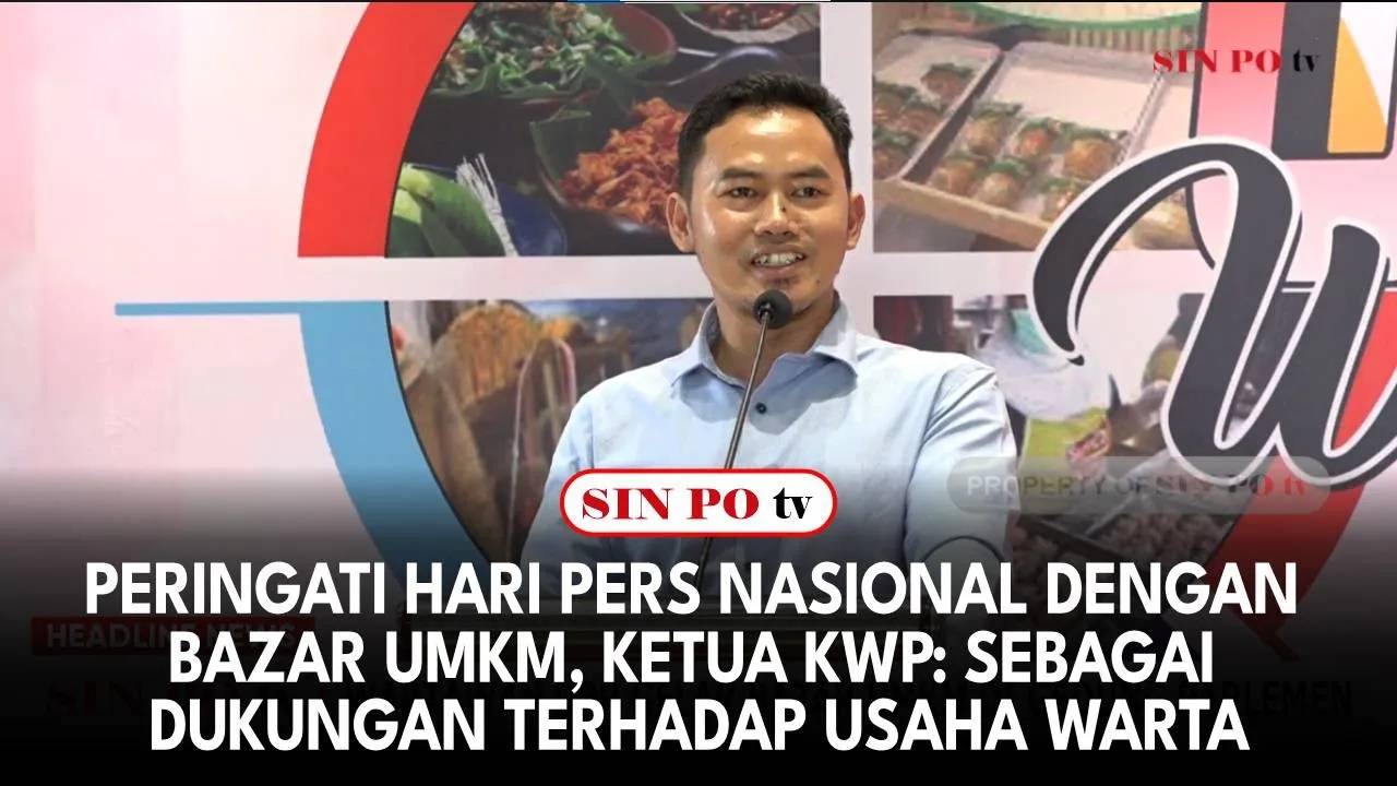 Peringati Hari Pers Nasional Dengan Bazar UMKM, Ketua KWP: Sebagai Dukungan Terhadap Usaha Warta