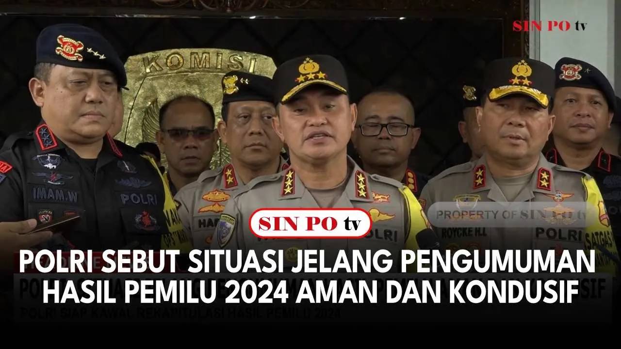 Polri Sebut Situasi Jelang Pengumuman Hasil Pemilu 2024 Aman Dan Kondusif