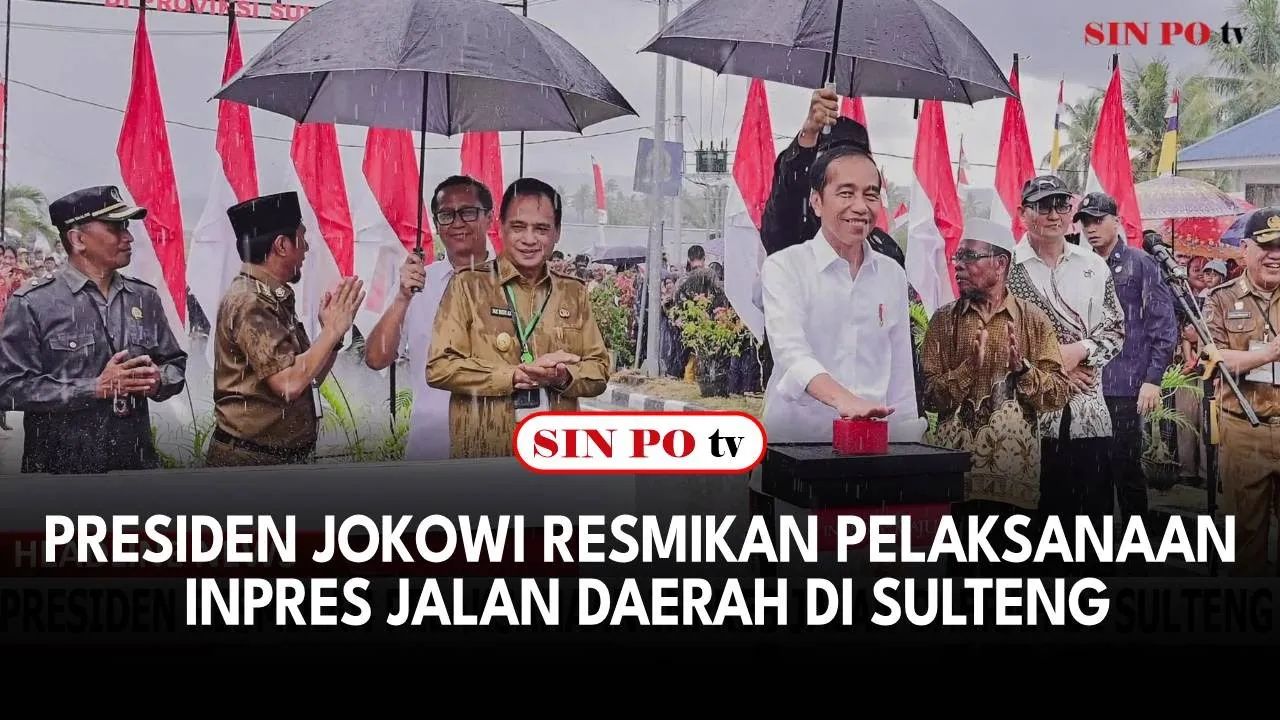 Usai melakukan kunjungan kerja tinjau Pasar Salakan, Banggai Kepulauan, Sulawesi Tengah. Presiden Jokowi juga sampaikan resmikan pelaksanaan intruksi presiden