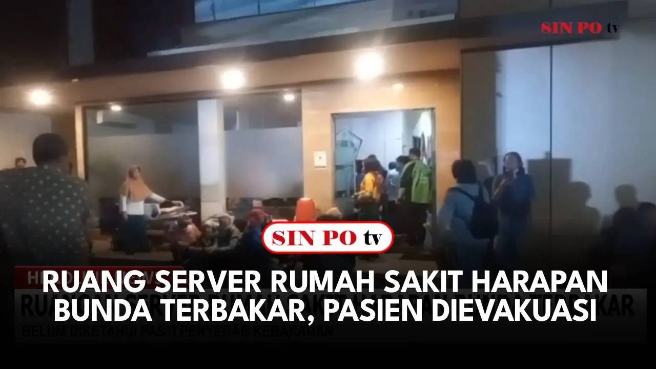 Ruang Server Rumah Sakit Harapan Bunda Terbakar, Pasien Dievakuasi