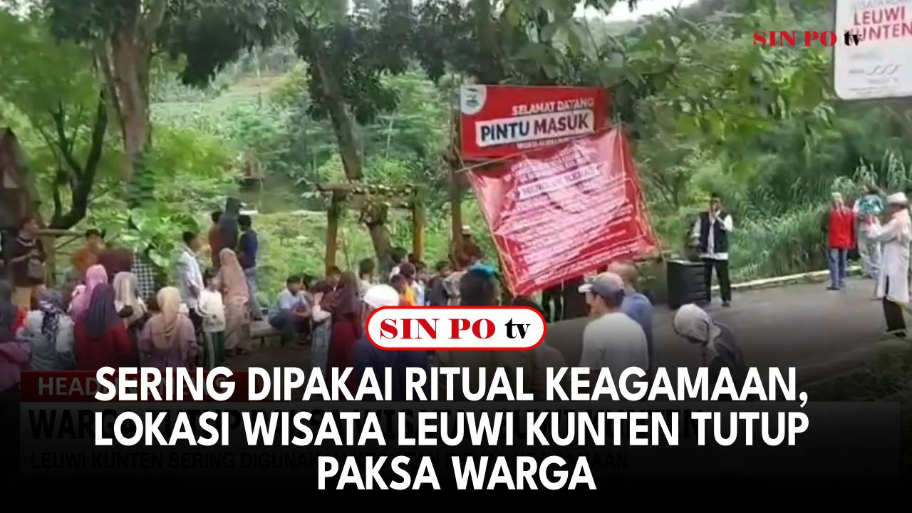 Sering Dipakai Ritual Keagamaan, Lokasi Wisata Leuwi Kunten Tutup Paksa Warga