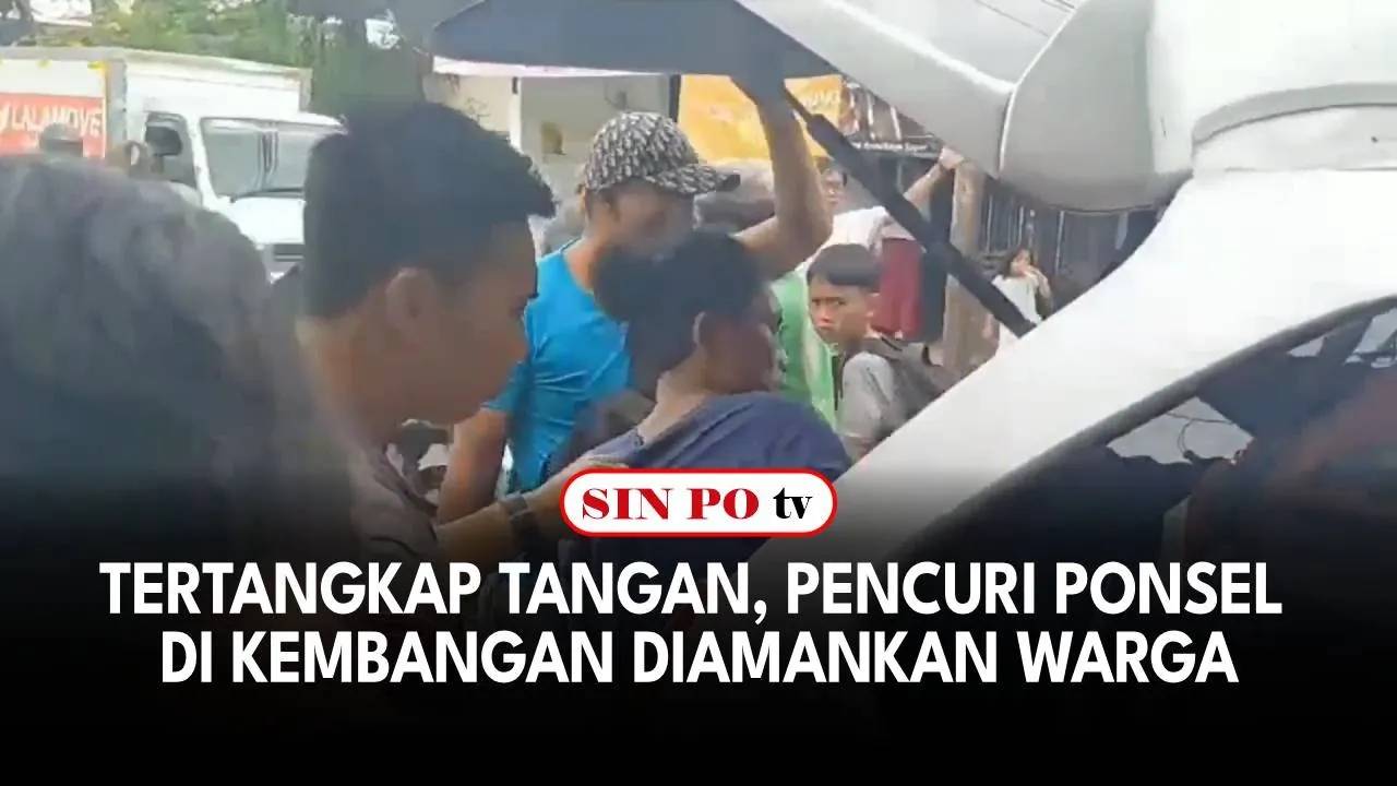 Tertangkap Tangan, Pencuri Ponsel di Kembangan Diamankan Warga