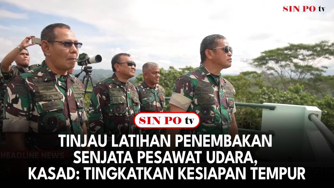 Tinjau Latihan Penembakan Senjata Pesawat Udara, Kasad: Tingkatkan Kesiapan Tempur