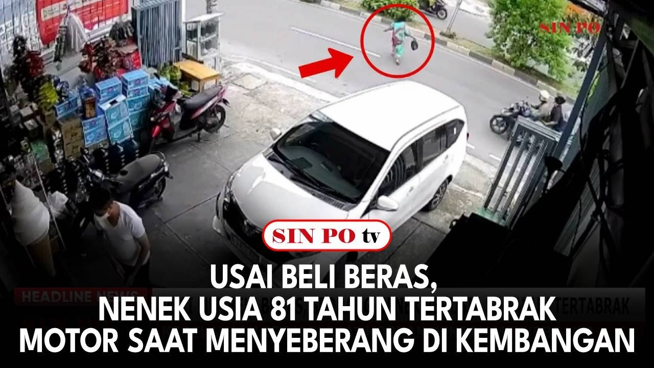 Usai Beli Beras, Nenek Usia 81 Tahun Tertabrak Motor Saat Menyeberang di Kembangan