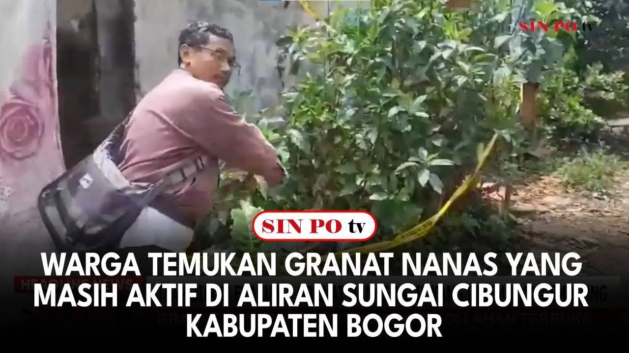 Warga Temukan Granat Nanas yang Masih Aktif di Aliran Sungai Cibungur Kabupaten Bogor