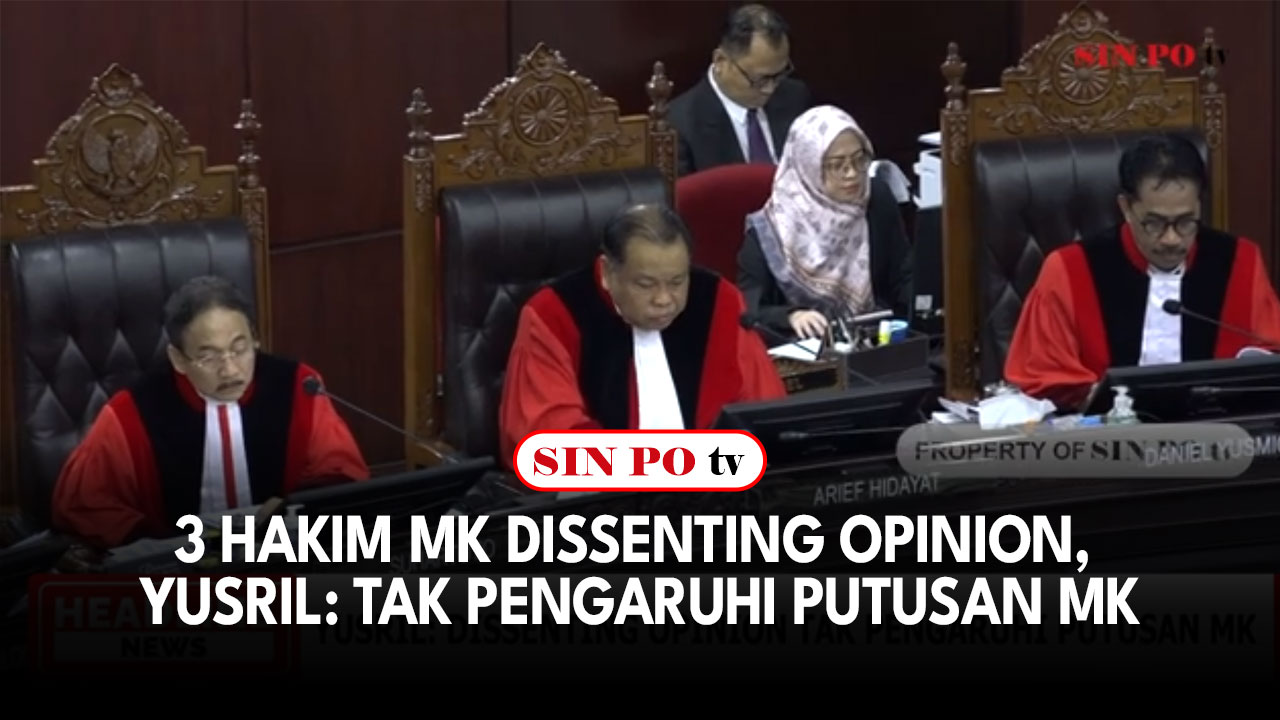 3 Hakim MK Dissenting Opinion, Yusril Tak Pengaruhi Putusan MK