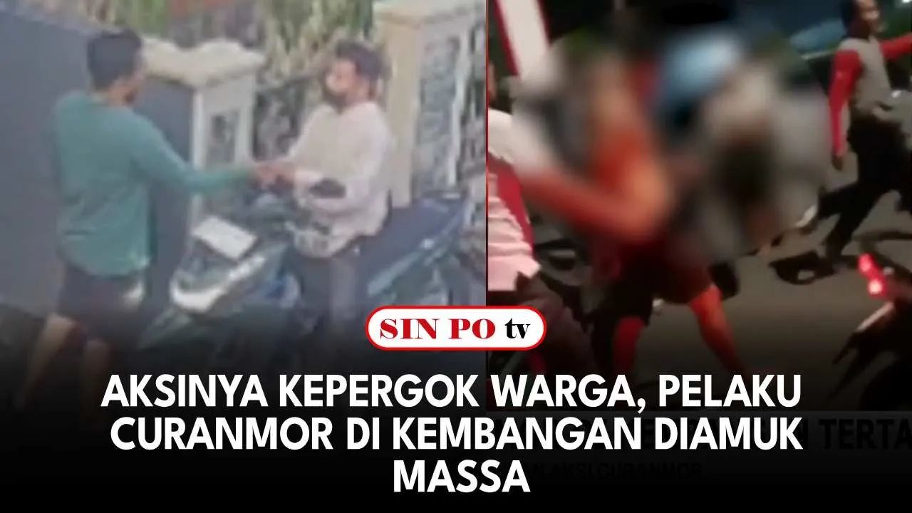 1 dari 2 pelaku pencurian sepeda motor di Kawasan Kembangan Jakarta Barat tertangkap massa,