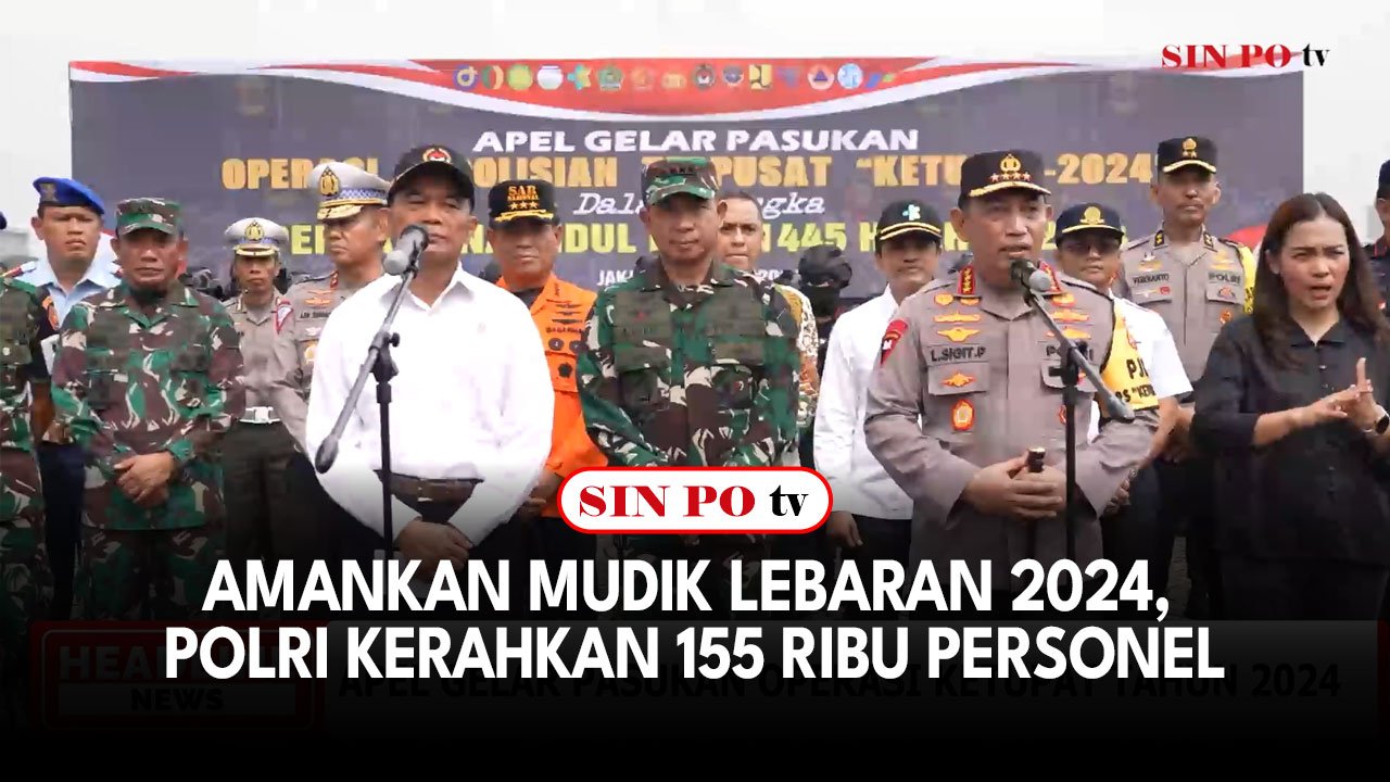 Amankan Mudik Lebaran 2024, Polri Kerahkan 155 Ribu Personel