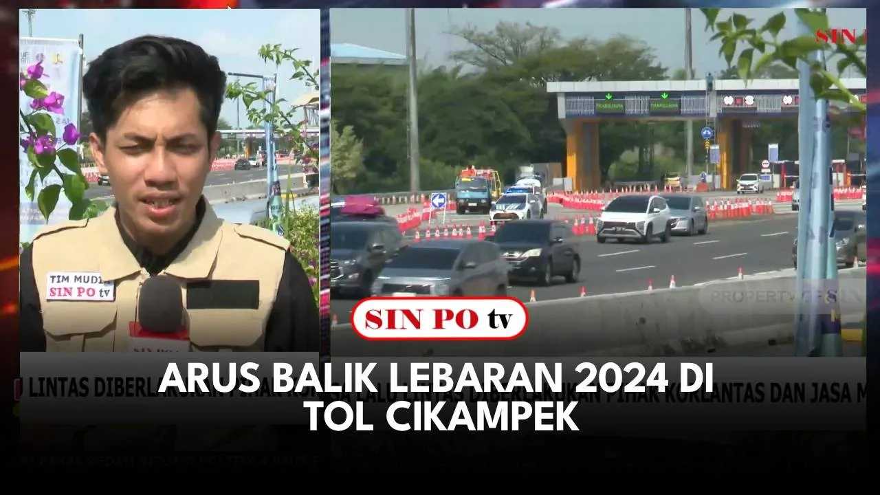 Jumlah volume kendaraan menuju Jakarta meningkat signifikan pada arus balik lebaran 2024 di Gerbang Tol Cikampek Utama