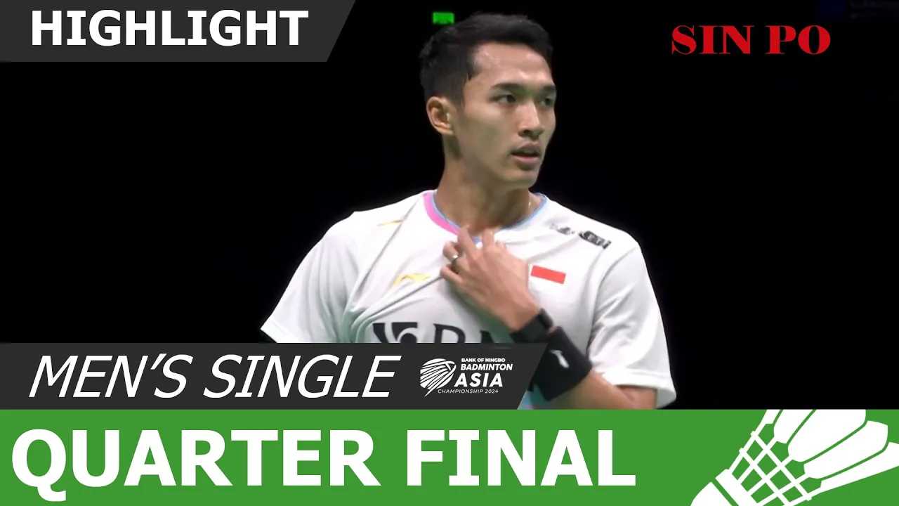 BAC 2024 [MS] QUARTER FINAL | JONATAN CHRISTIE VS LEE ZII JIA