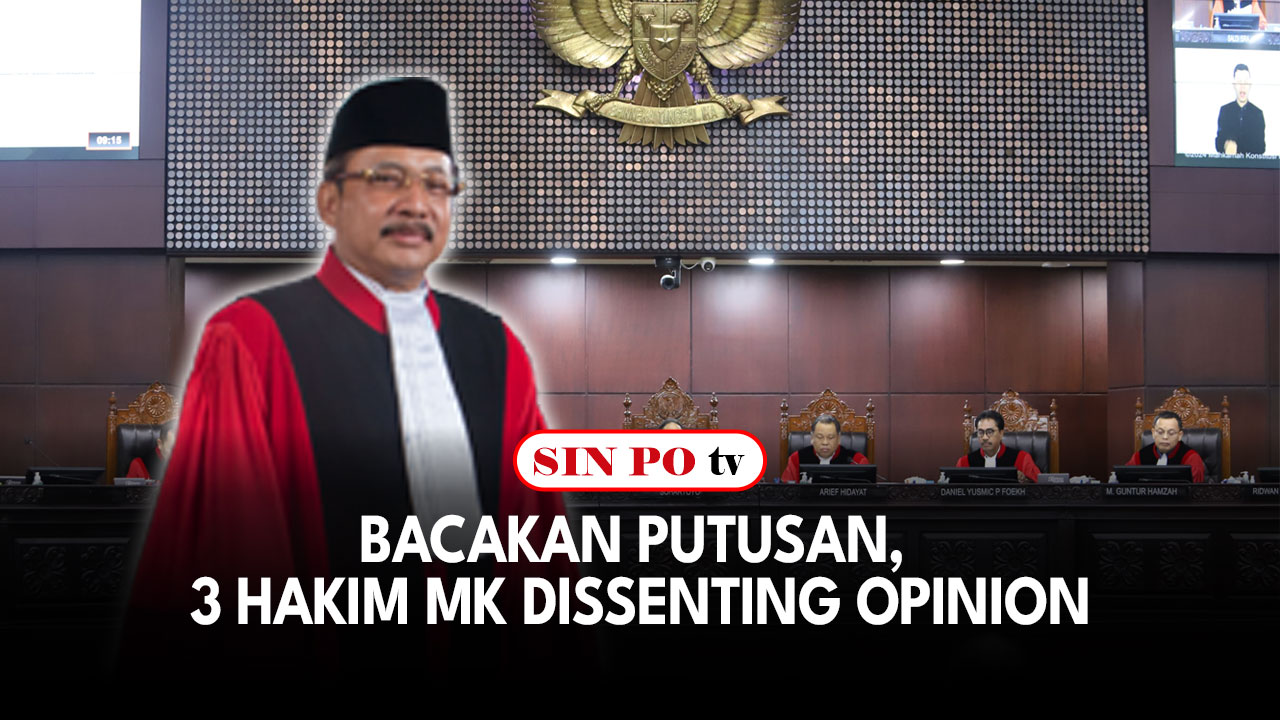 Bacakan Putusan, 3 Hakim MK Dissenting Opinion