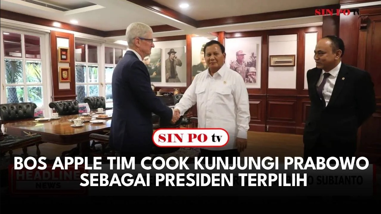 Bos Apple Tim Cook Kunjungi Prabowo sebagai Presiden Terpilih