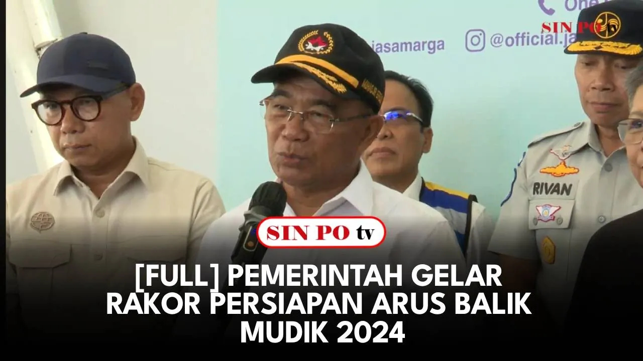 [FULL] Pemerintah Gelar Rakor Persiapan Arus Balik Mudik 2024