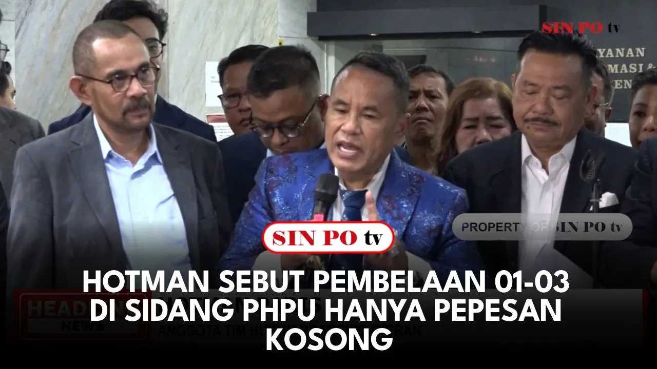 Hotman Sebut Pembelaan 01-03 Di Sidang PHPU Hanya Pepesan Kosong