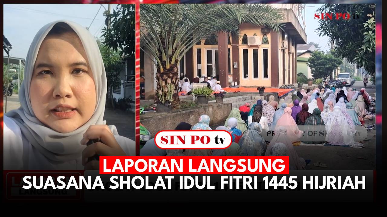 Suasana Sholat Idul Fitri 1445 Hijriah