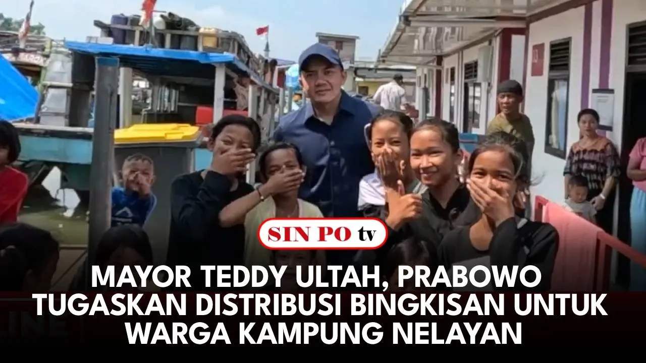Mayor Teddy Ultah, Prabowo Tugaskan Distribusi Bingkisan Untuk Warga Kampung Nelayan