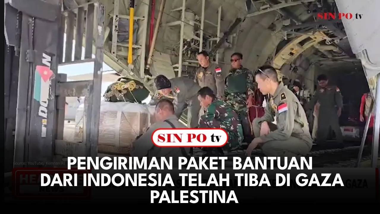 Pengiriman Paket Bantuan Dari Indonesia Telah Tiba Di Gaza Palestina