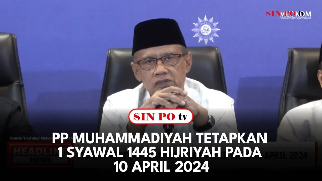 PP Muhammadiyah Tetapkan 1 Syawal 1445 Hijriyah Pada 10 April 2024