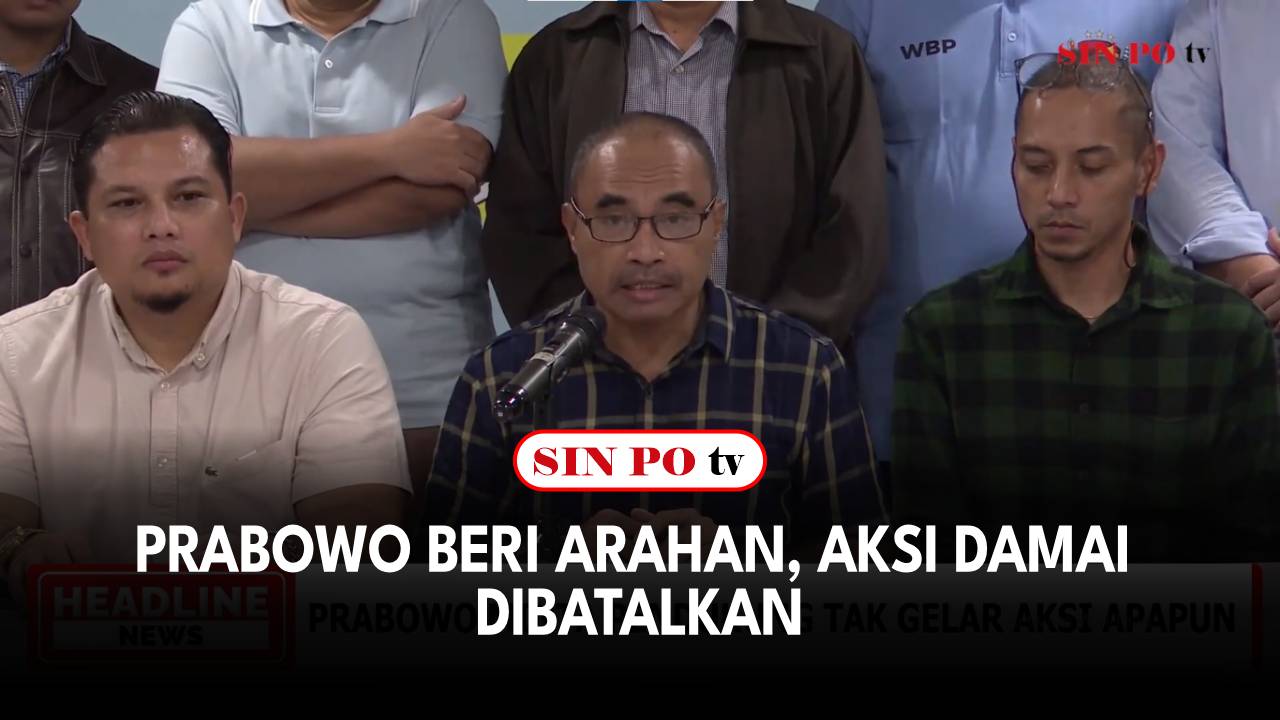 Prabowo Beri Arahan, Aksi Damai Dibatalkan