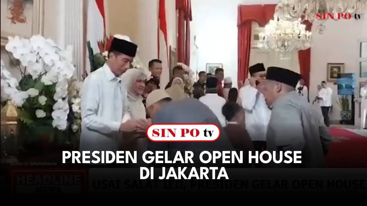 Presiden Gelar Open House Di Jakarta