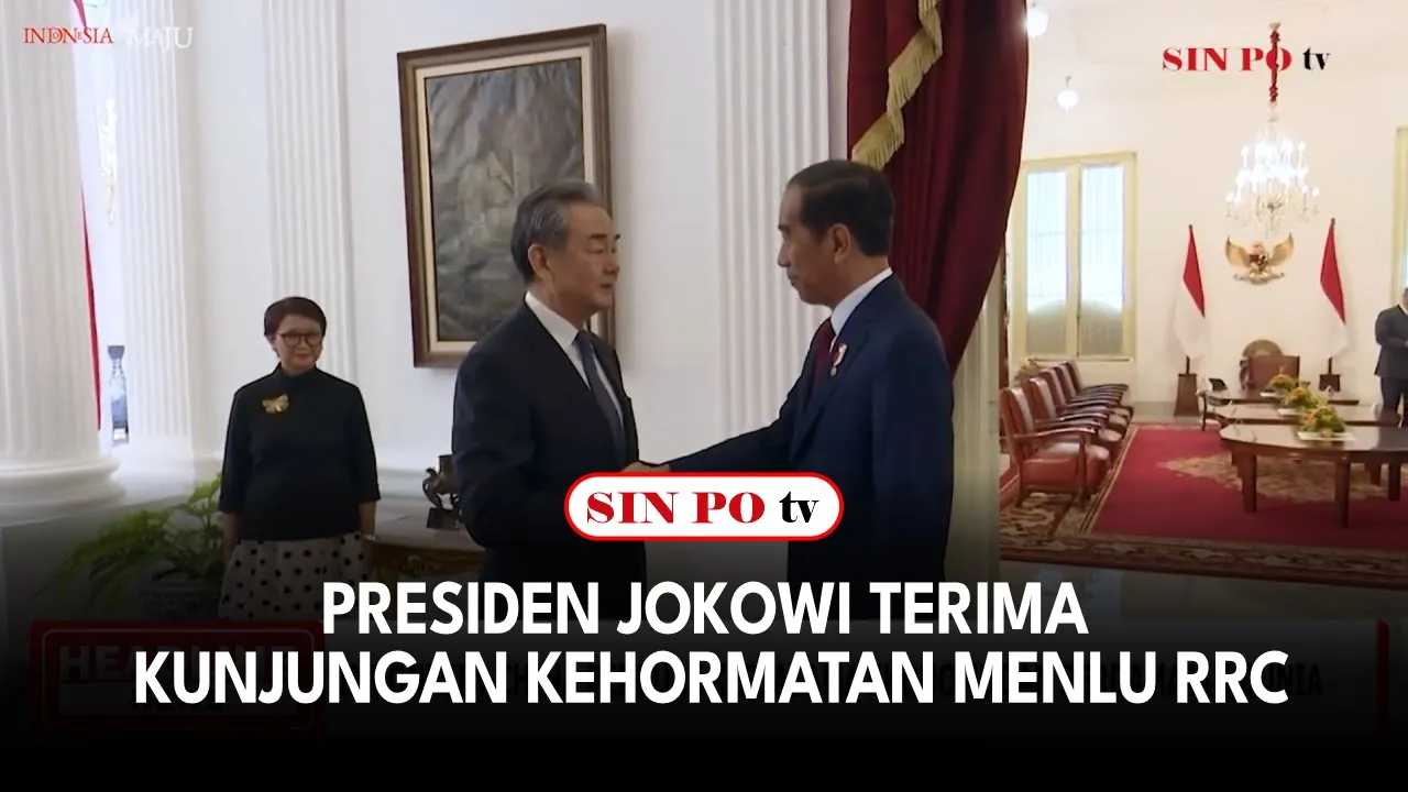 Presiden Jokowi Terima Kunjungan Kehormatan Menlu RRC