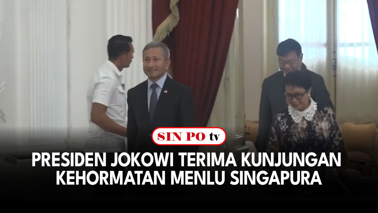 Presiden Jokowi Terima Kunjungan Kehormatan Menlu Singapura