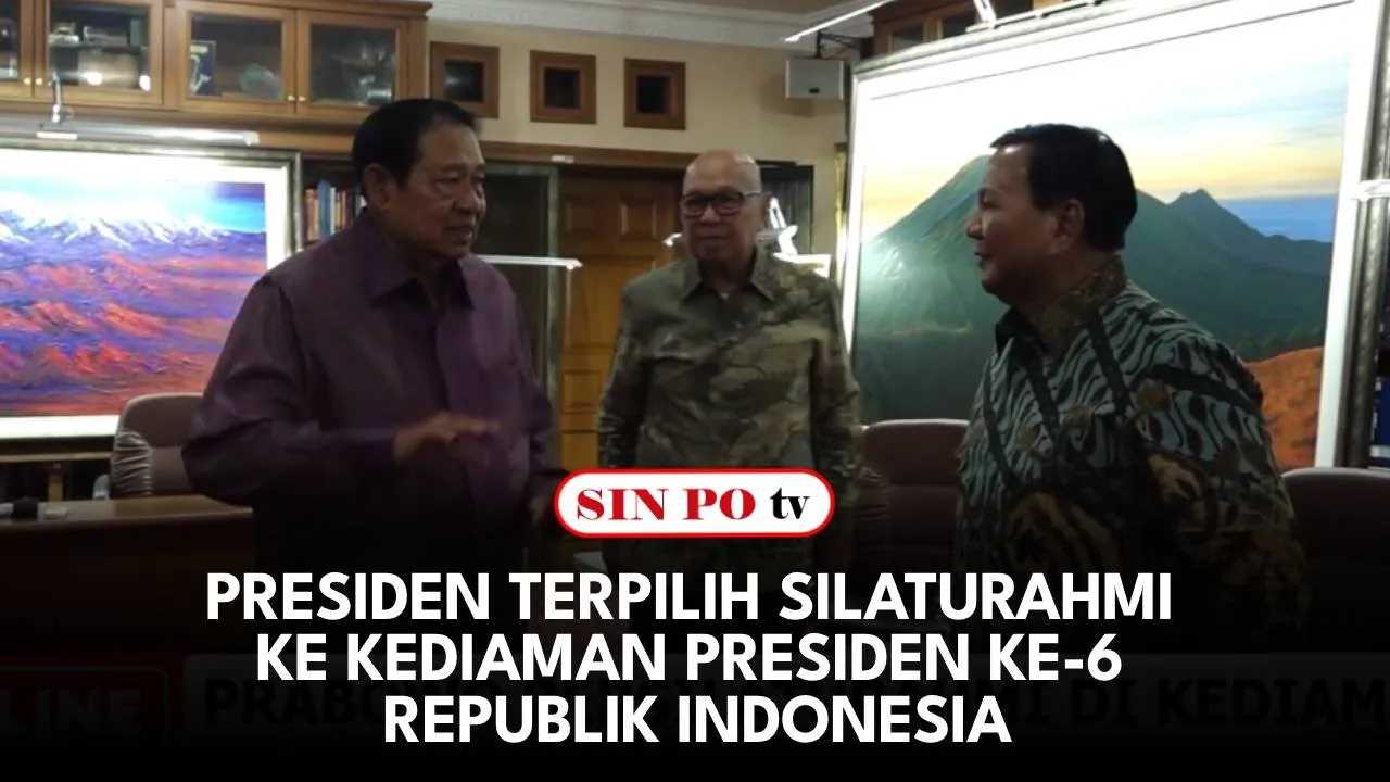 Presiden Terpilih Silaturahmi Ke Kediaman Presiden Ke-6 Republik Indonesia