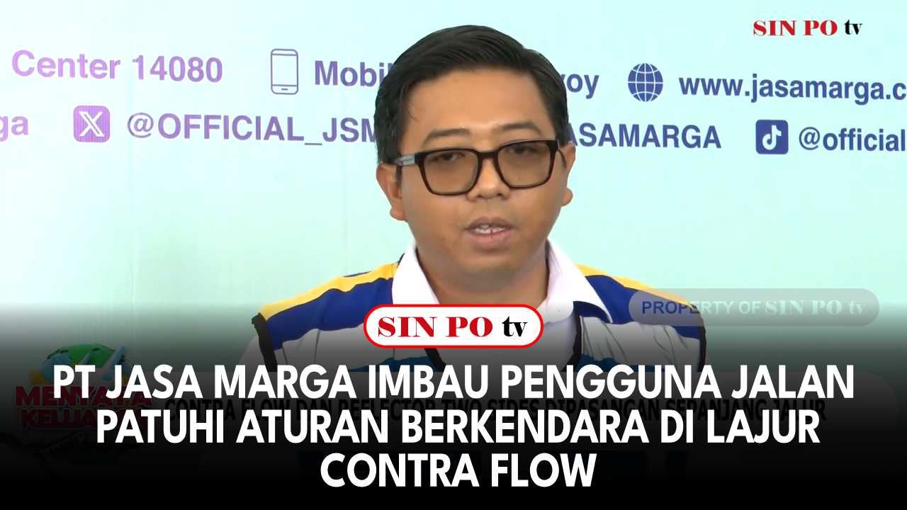 Jasa Marga Imbau Pengguna Jalan Patuhi Aturan Berkendara Di Lajur Contra Flow