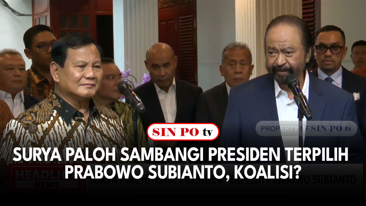 Surya Paloh Sambangi Presiden Terpilih Prabowo Subianto, Koalisi?