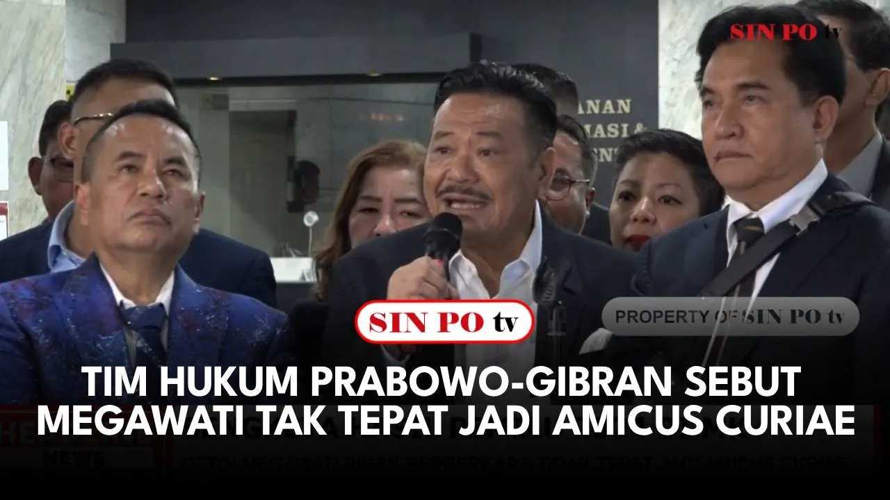 Tim Hukum Prabowo-Gibran Sebut Megawati Tak Tepat Jadi Amicus Curiae