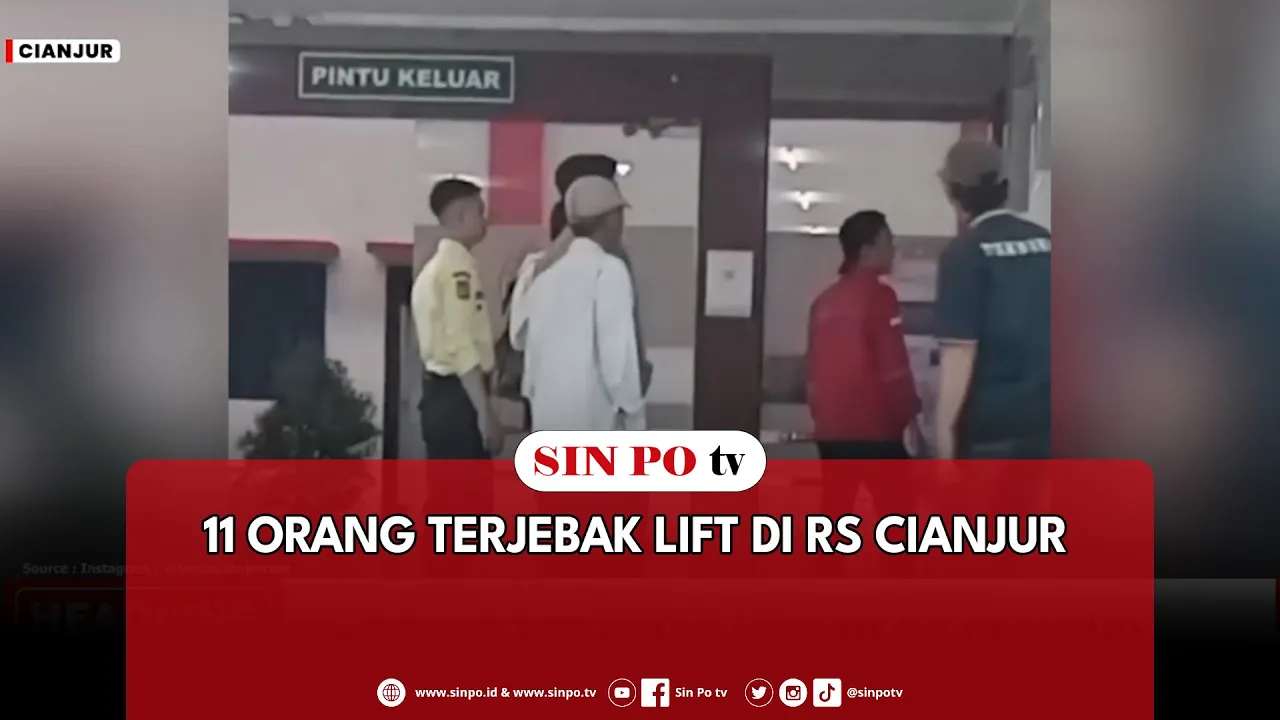 11 Orang Terjebak Lift Di RS Cianjur