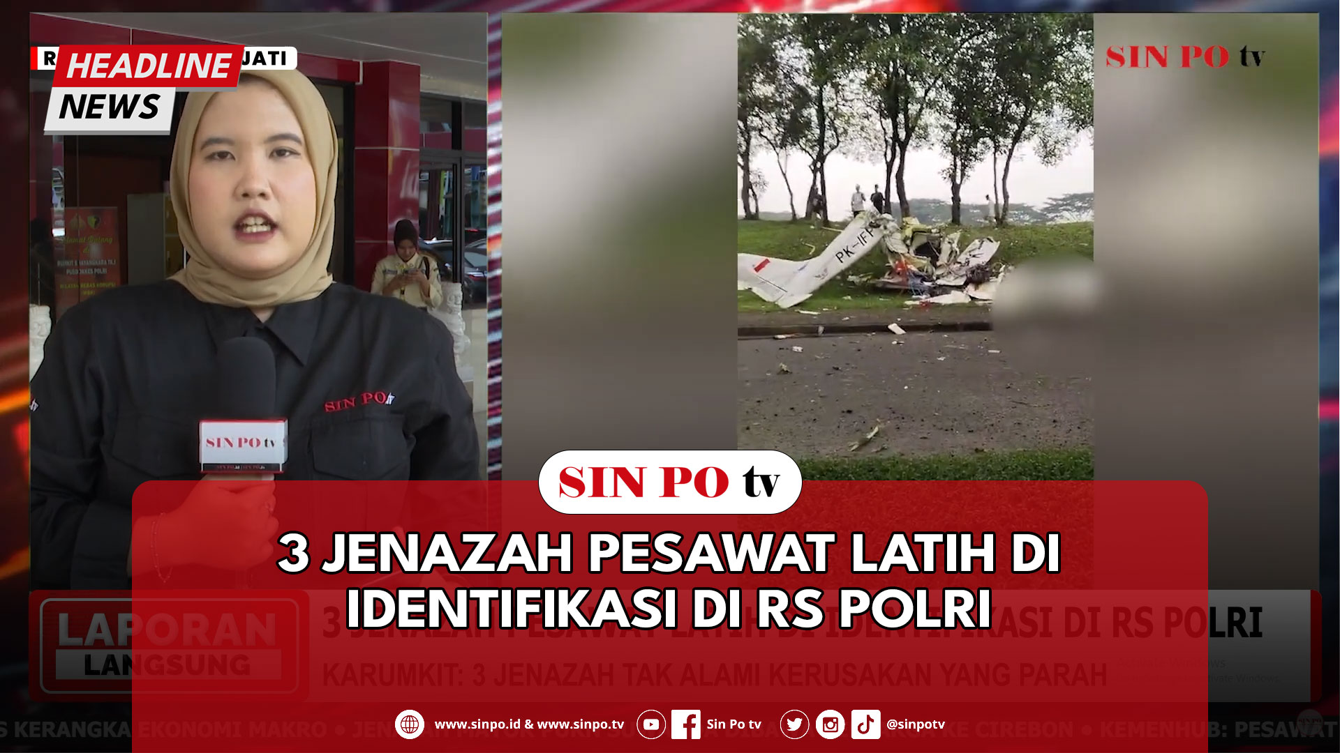 3 Jenazah Pesawat Latih Di Identifikasi Di RS Polri