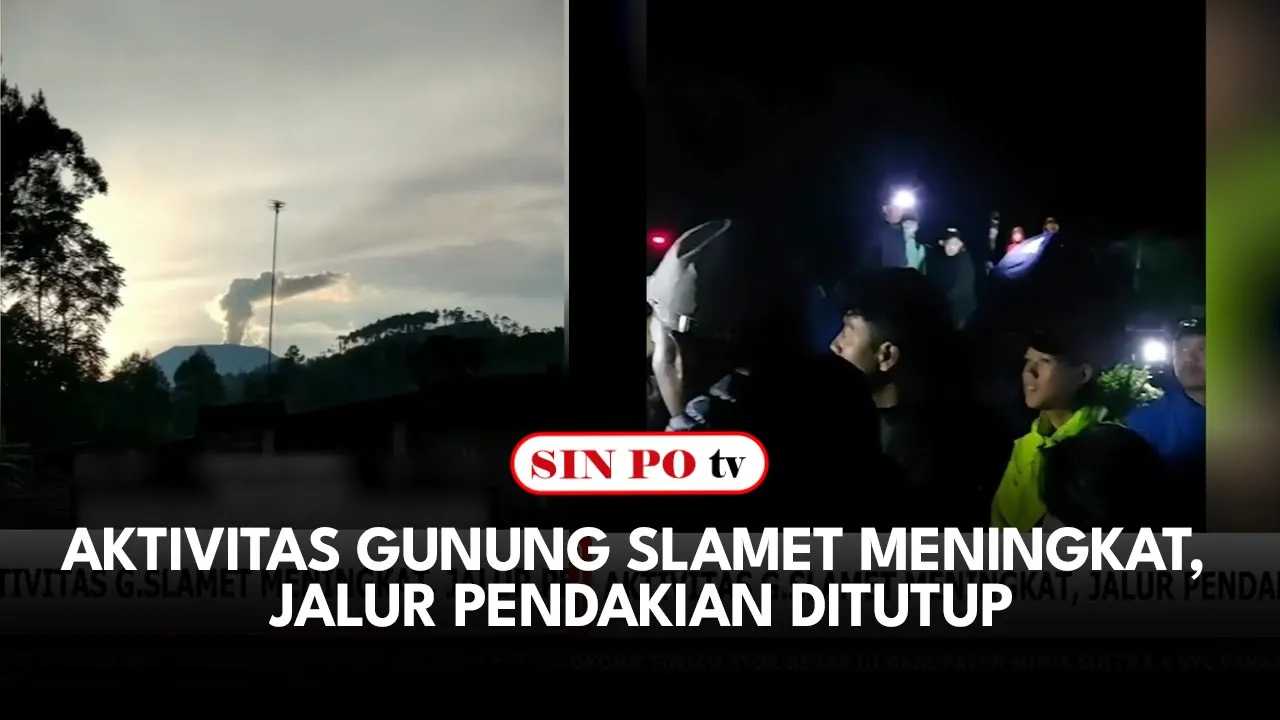 Aktivitas Gunung Slamet Meningkat, Jalur Pendakian Ditutup