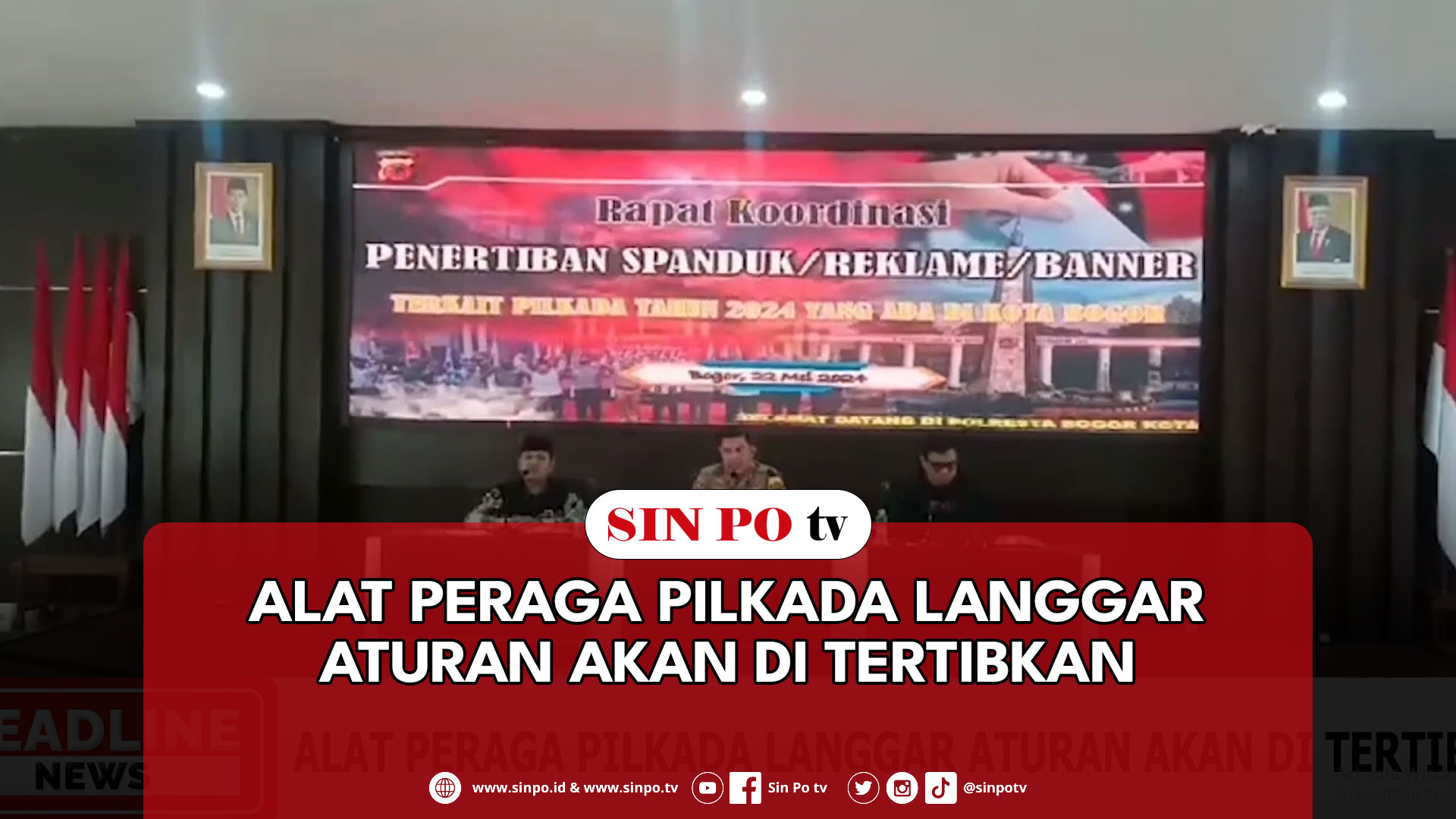 Alat Peraga Pilkada Langgar Aturan Akan Di Tertibkan