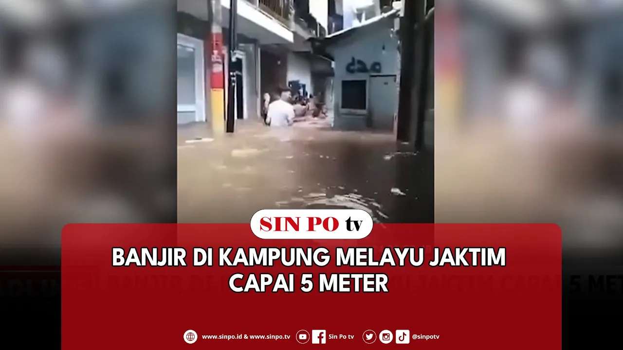 Banjir Di Kampung Melayu Jaktim Capai 5 Meter