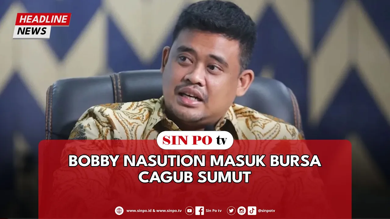 Bobby Nasution Masuk Bursa Cagub Sumut