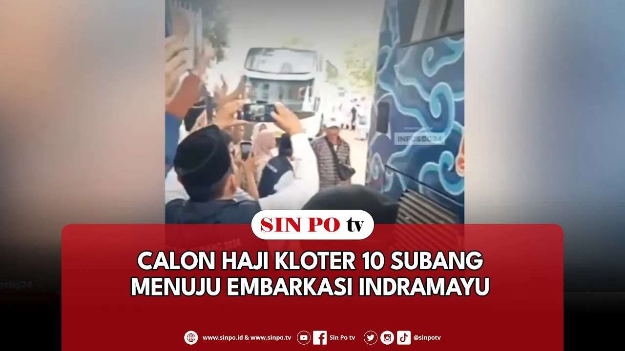 Calon Haji Kloter 10 Subang Menuju Embarkasi Indramayu