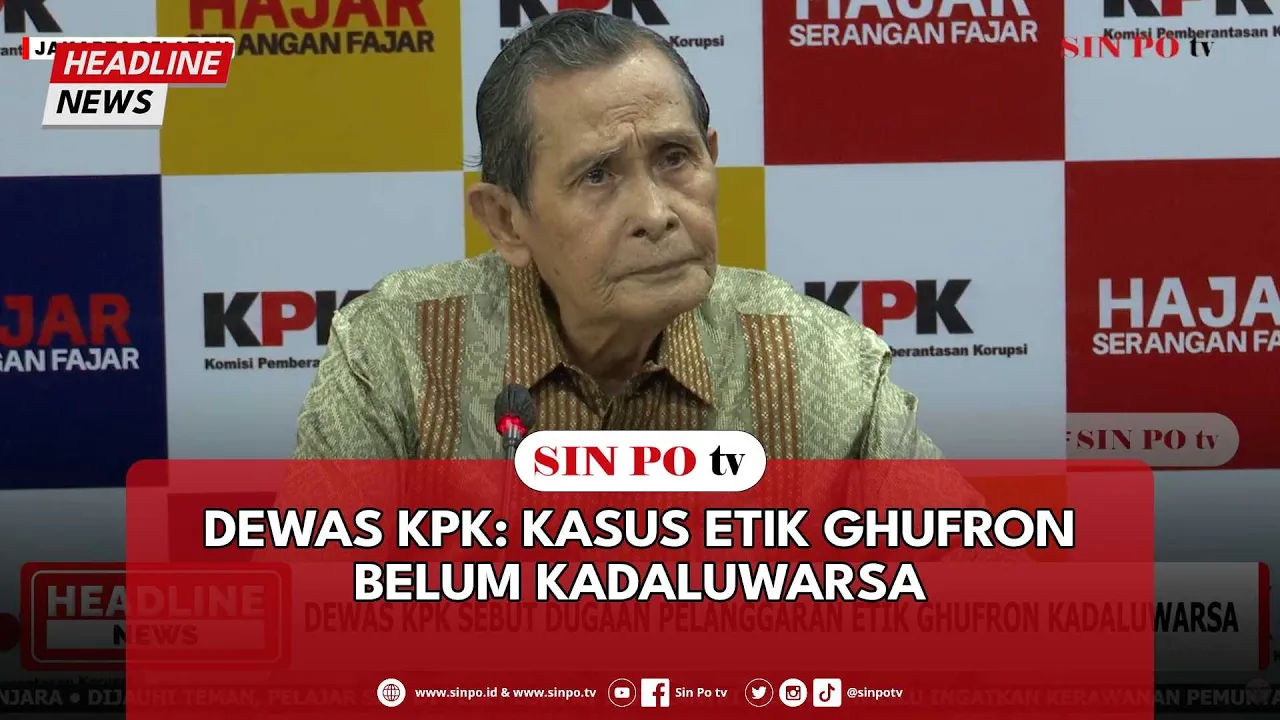 Dewas KPK: Kasus Etik Ghufron Belum Kadaluwarsa