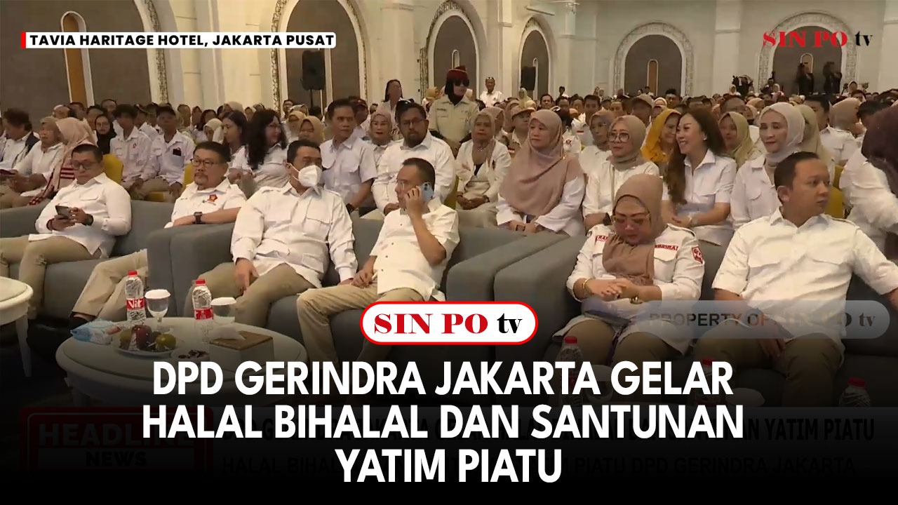 DPD Gerindra Jakarta Gelar Halal Bihalal dan Santunan Yatim Piatu