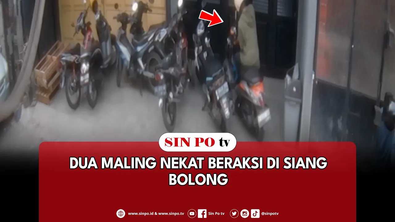 Dua Maling Nekat Beraksi Di Siang Bolong