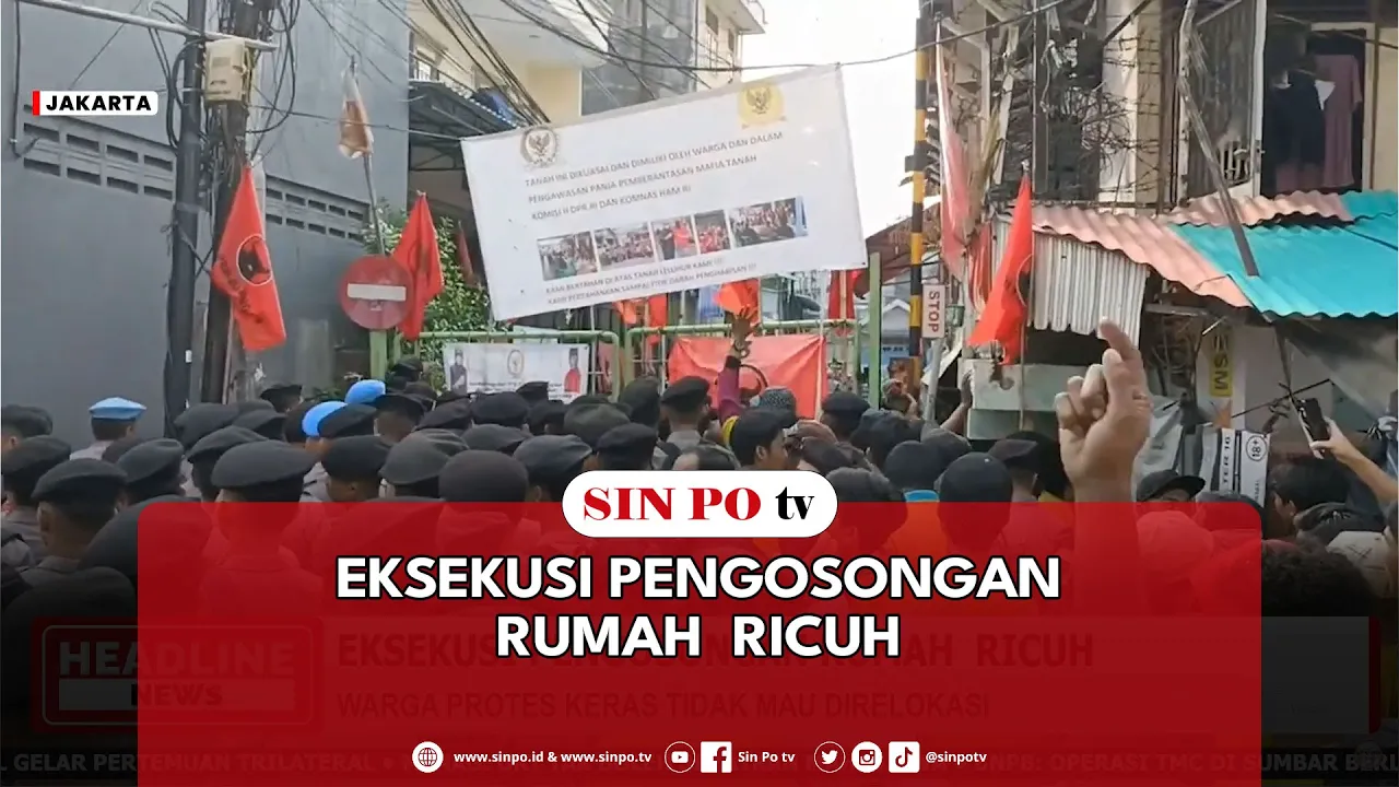 Eksekusi Pengosongan Rumah Ricuh