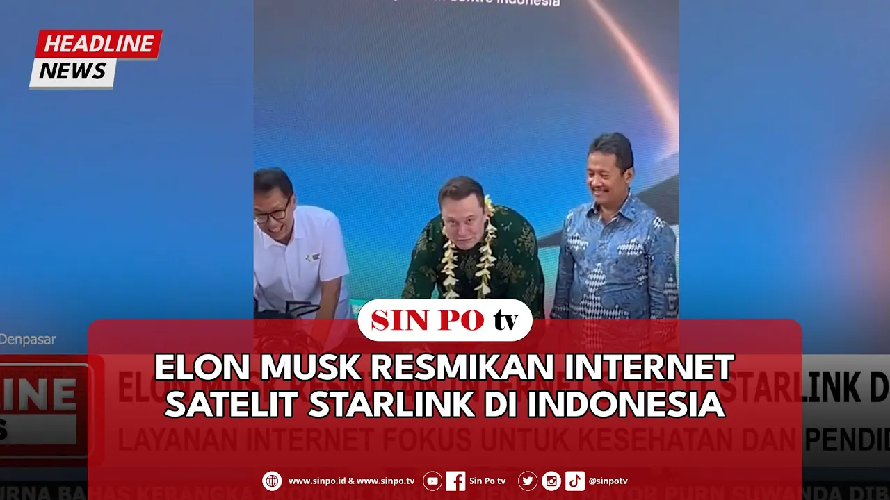 Elon Musk Resmikan Internet Satelit Starlink Di Indonesia