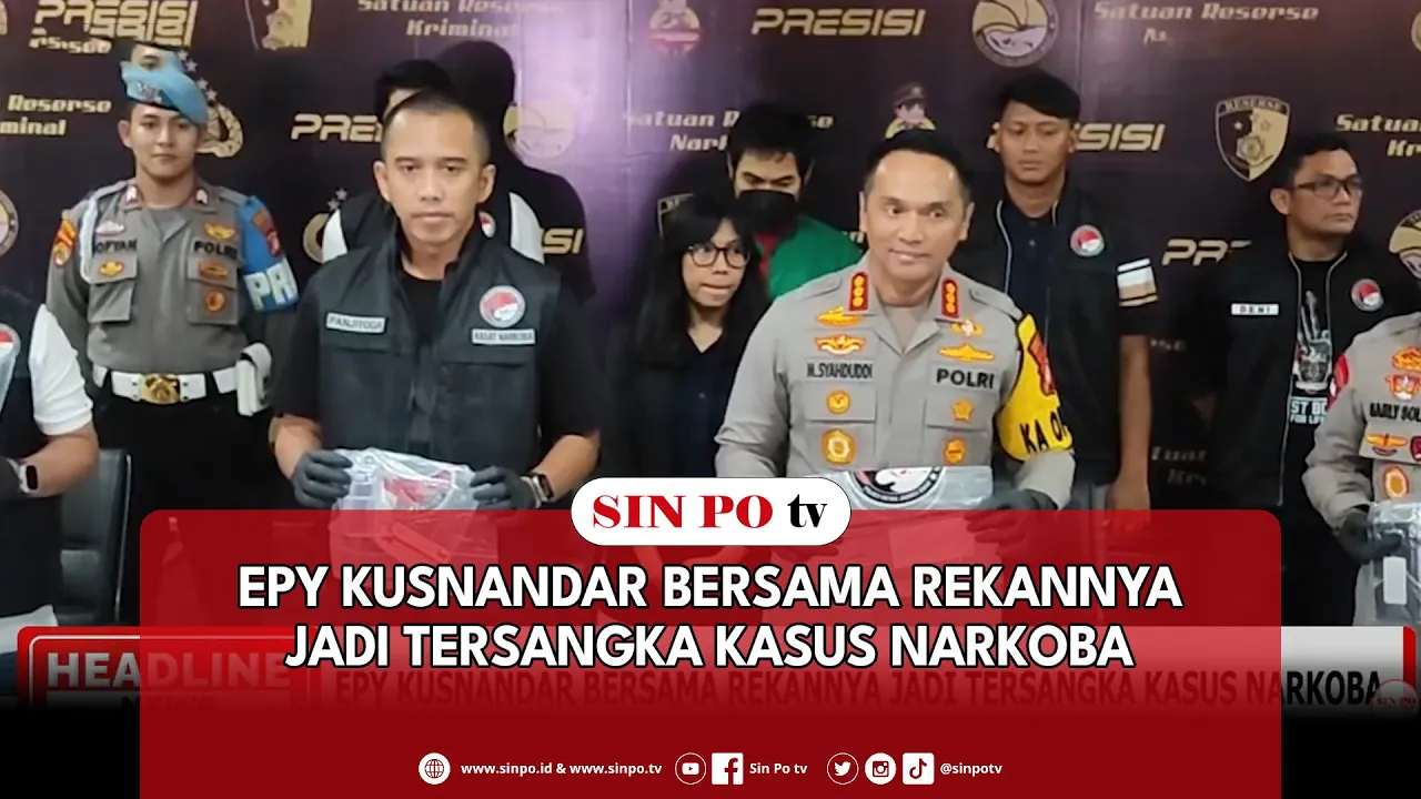 Epy Kusnandar Bersama Rekannya Jadi Tersangka Kasus Narkoba