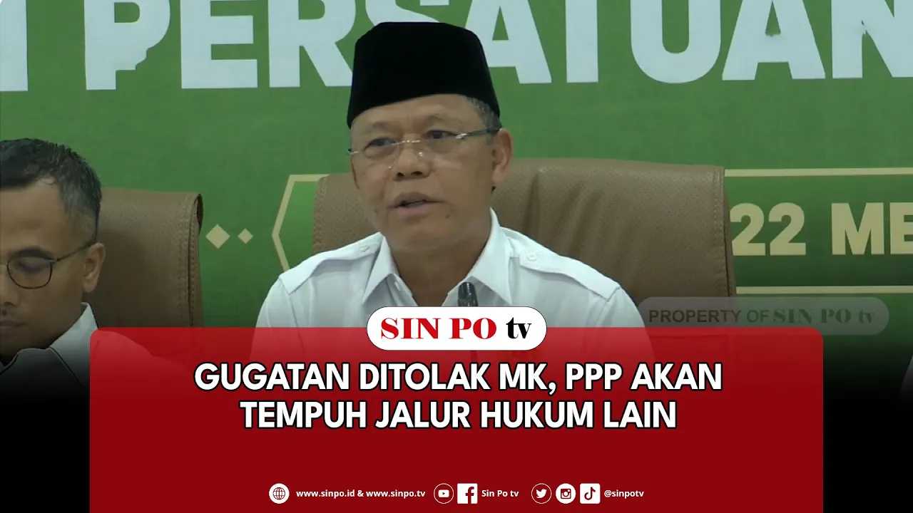 Gugatan Ditolak MK, PPP Akan Tempuh Jalur Hukum Lain