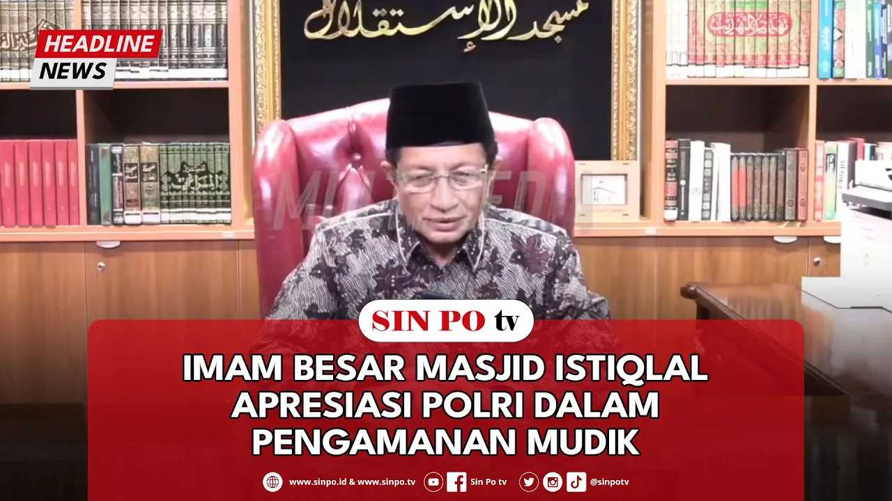 Imam Besar Masjid Istiqlal Apresiasi Polri Dalam Pengamanan Mudik