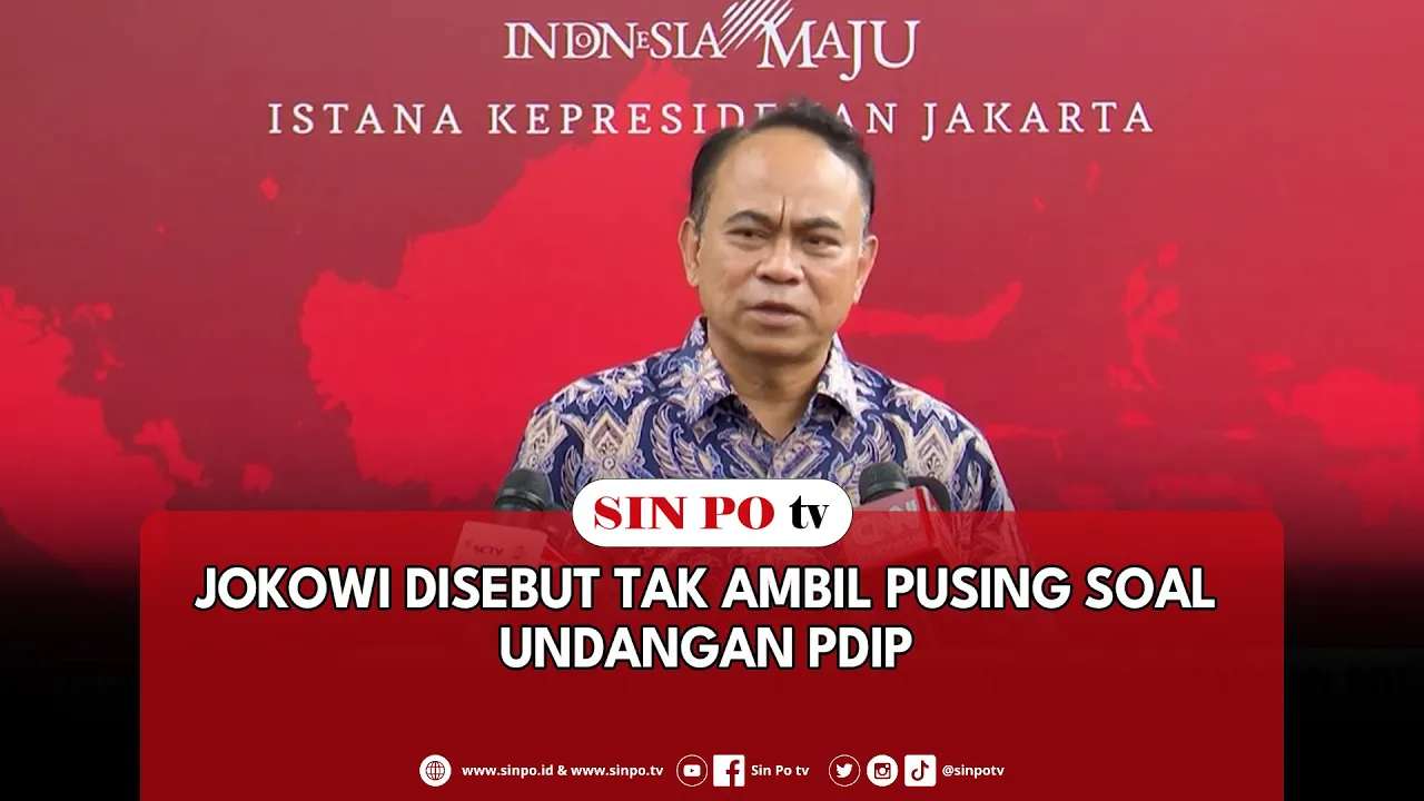 Jokowi Disebut Tak Ambil Pusing Soal Undangan PDIP