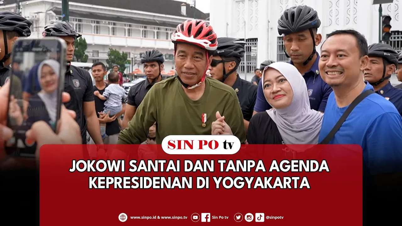 Jokowi Santai Dan Tanpa Agenda Kepresidenan Di Yogyakarta